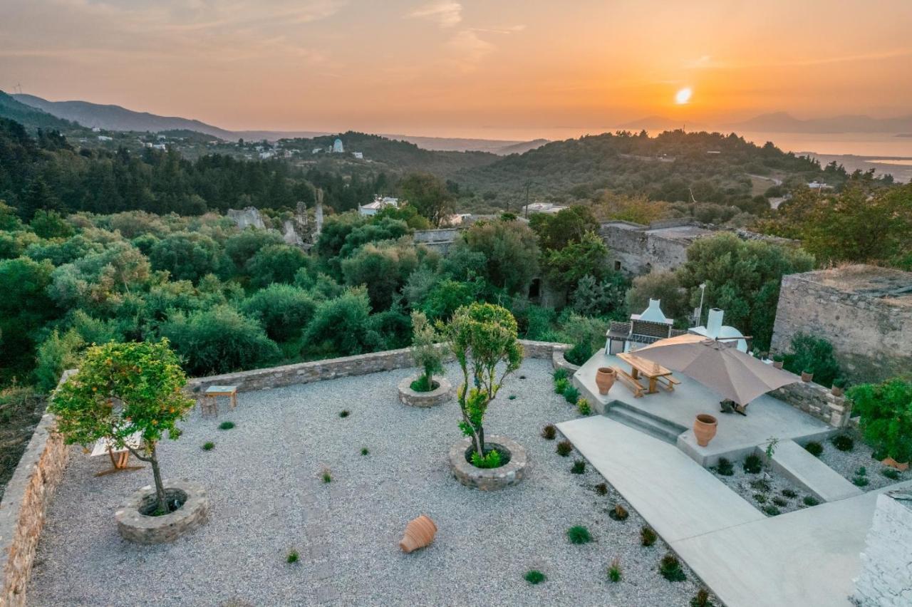 Villa Historica Asfendiou Esterno foto