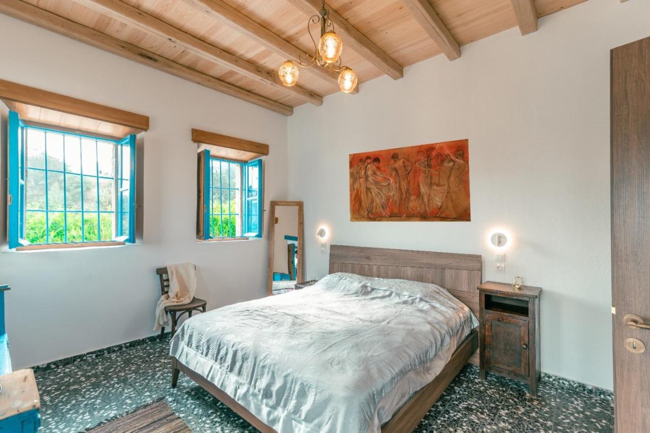 Villa Historica Asfendiou Esterno foto